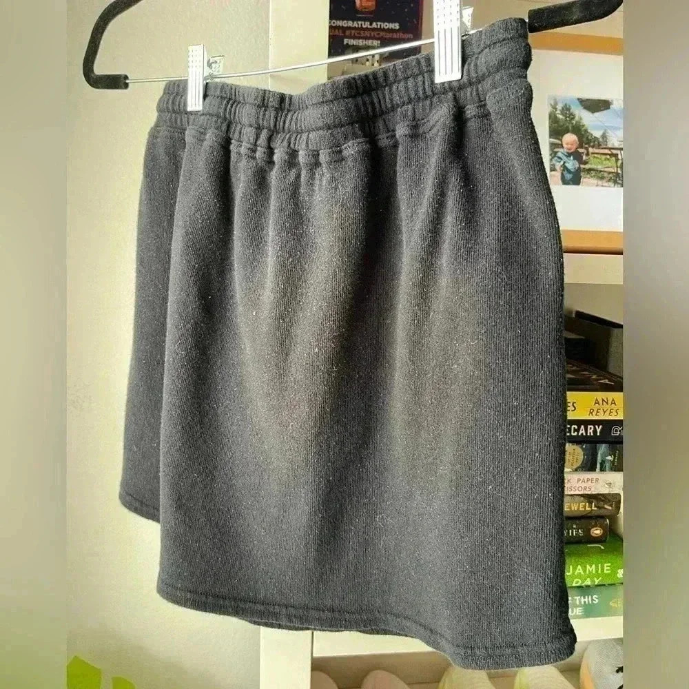 Black Splendid Drawstring Mini Skirt - Picture 5 of 5
